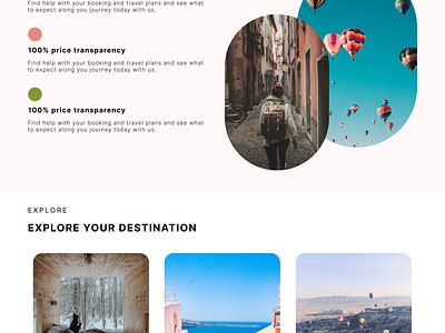 Tour page app branding design figma graphic design illustration logo tour traveling trip typography ui ux