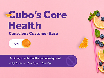Slide for a crowdfunding presentation crowdfunding cubo food foodtech fresh fruits google slides kickstarter ppt presentation slides the dreamer designs
