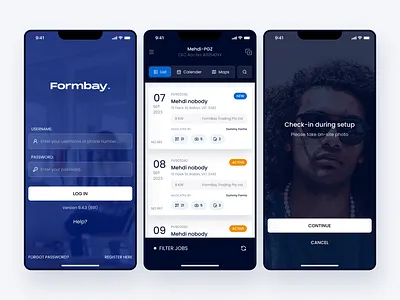 Formbay UI/UX Mobile App ios app mobile app mobile ui mobile ux ui ui design ux ux design
