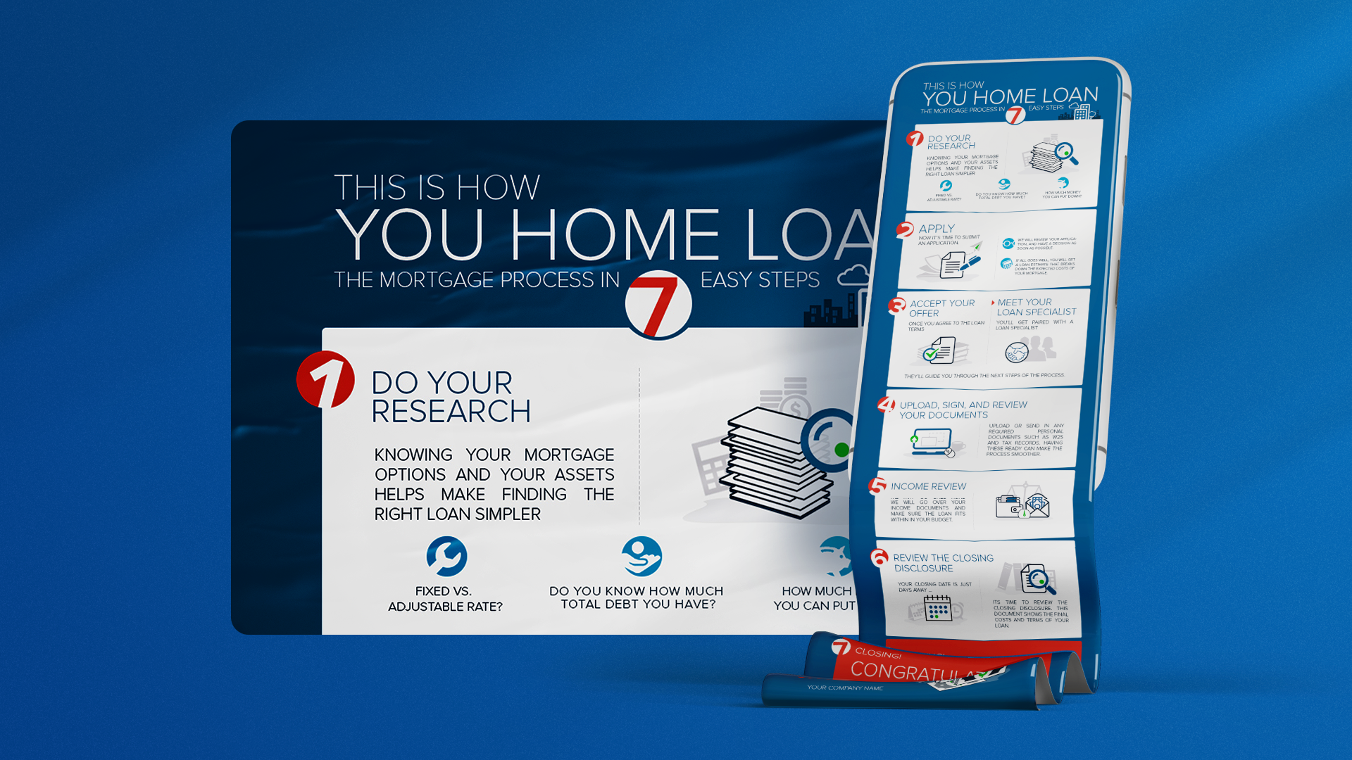 Infographic Design freelancer graphic design home icon design illustration infographic loan mortgage process statistical steps