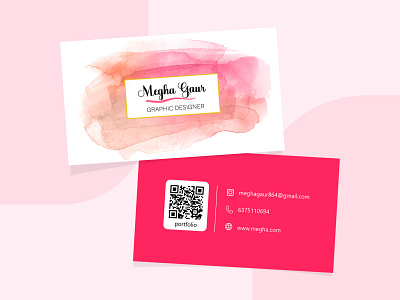 Visiting card - Graphic designer ai design graphic design social media vc visiting card