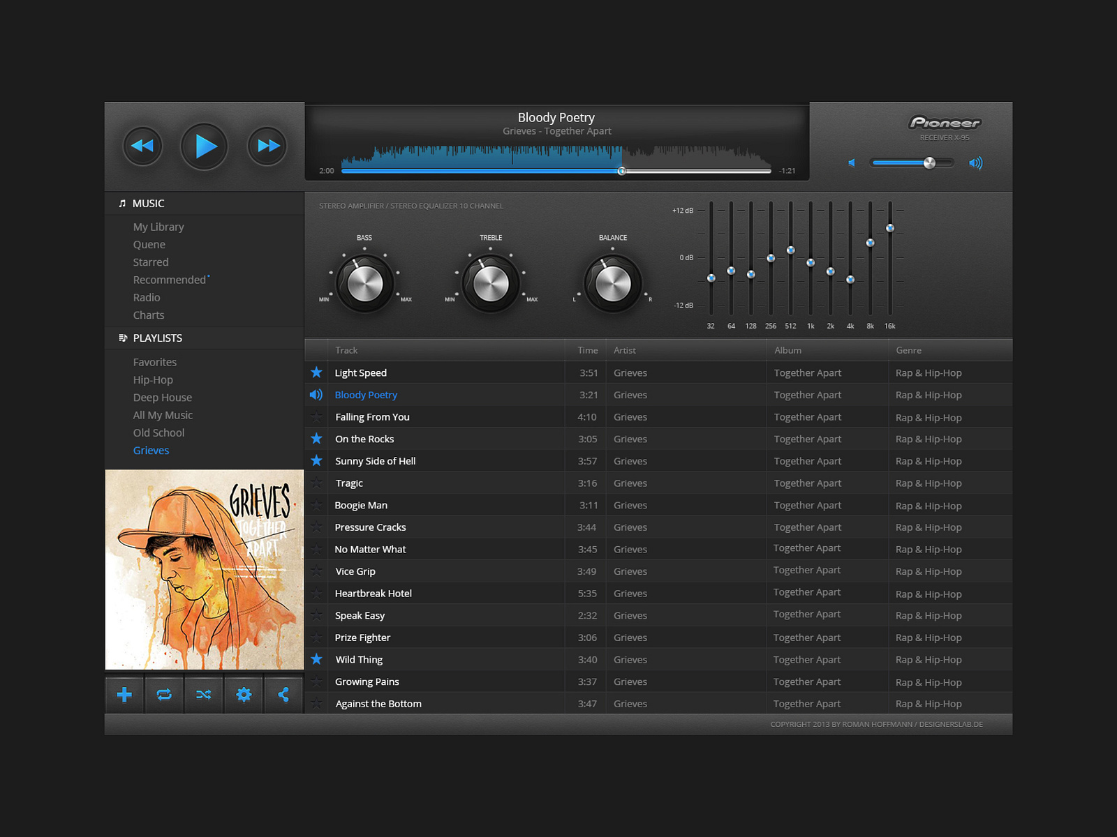 Pioneer Player Concept by Roman Hoffmann on Dribbble