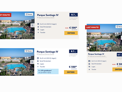 Vacation card redesign ui vacation vacation card