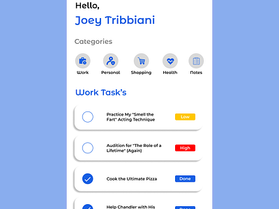 To-do List app designchallenge ui