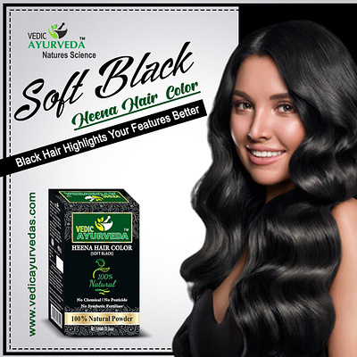 Natural Soft Black Hair Color 100g blackcolor hair haircare haircolor softblackhaircolor