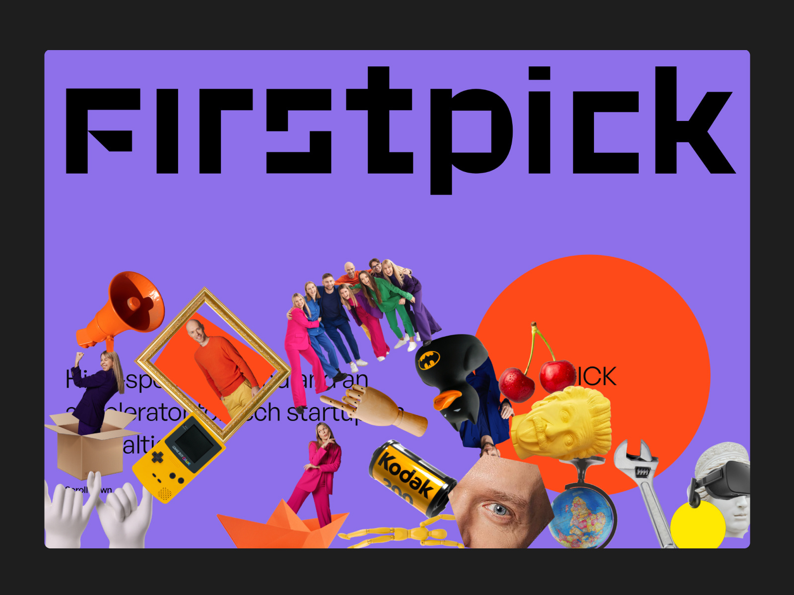 Firstpick web animation active animation dynamic falling gravity ui ux website