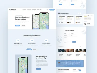 💡 GlowBeacon - WordPress Theme homepage ui ux web webdesign wordpress wordpress theme wordpressdesign