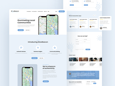 💡 GlowBeacon - WordPress Theme homepage ui ux web webdesign wordpress wordpress theme wordpressdesign