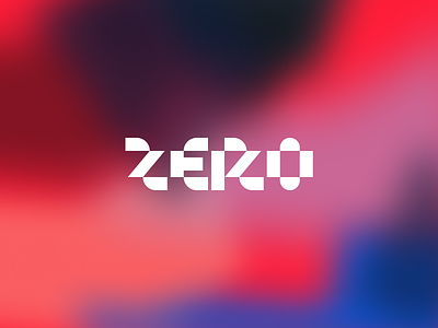 zero logo typography branding dailyui design font graphic design illustration interface logo typography vector zero