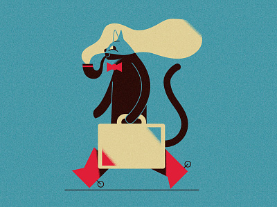 Puss in boots (Personal '23) animals character design editorial grain graphic design illustration