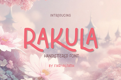 Rakula - Handlettered Font ligatures