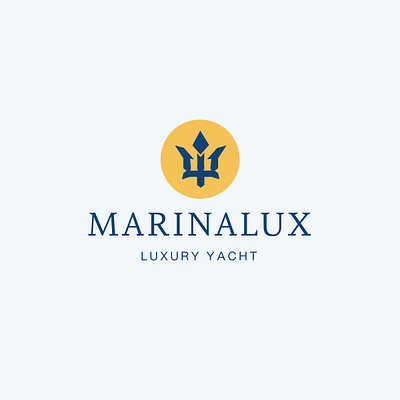 Marinalux brand brand design branding logo logo concept logo design luxury sailing sea yacht