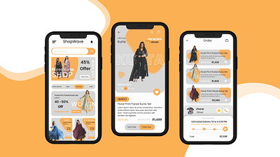 Online Shop Designs in mobile app design graphic design typography ui ux web