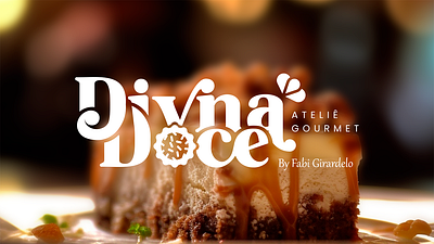 Divina Doce - Ateliê Gourmet brand branding candy confeitaria doceria doceria gourmet identidade visual logotype marca visual