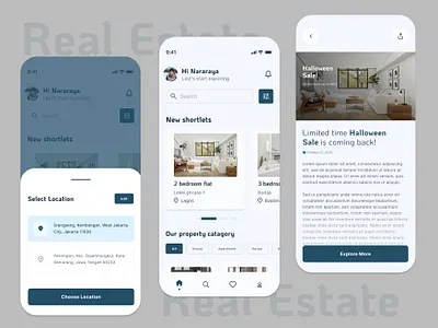 Mobile App of the Real Estate/Apartment App design animation graphic design mobile app responsive ui uiux web application