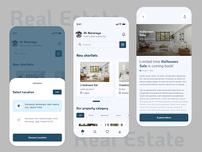 Mobile App of the Real Estate/Apartment App design animation graphic design mobile app responsive ui uiux web application