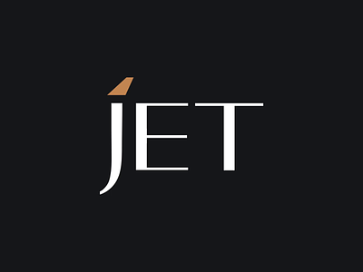 JET Logo Animation aeroplane airline airlines charter effendy fly jet jet charter jet logo logo logo animation logotype luxury motion graphics premium private jet type typography vertical stabilizer wordmark