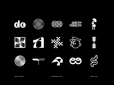 ⚫️ DEKO Studio Retrospective Part Two brand brand design brand identity branding branding design deko studio design designer graphic graphic design icon identity identity design logo logo design mark retrospective symbol trademark