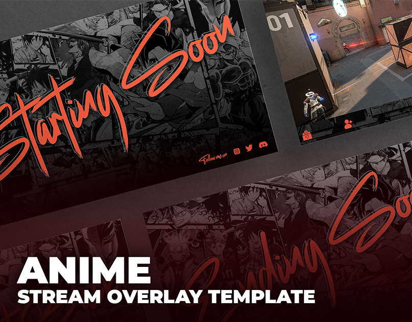 Anime Stream Overlays for Twitch, YouTube & More | Streamlabs