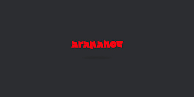 Arapahoe arapahoe design font lettering letters logo type typeface typography wordmark