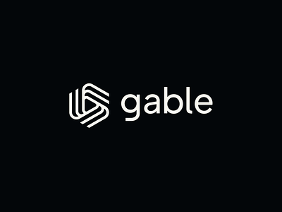 Gable brand identity branding geometric identity logo logo design mark minimal negative space symbol visual identity