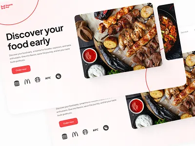 Food Web Design branding burger concept delivery design drink food healthy food inspiration king burger landing page mobile modern restaurant simple softdrink trend design ui web website
