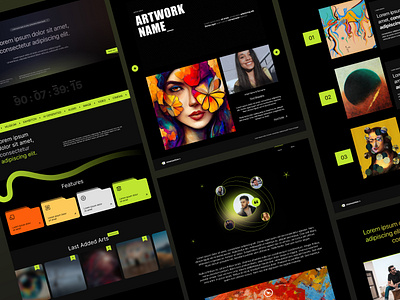 Cinemachine.tv: UI/UX ai ai generated art dark digital art digital museum museum ui ux webdesign