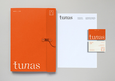 Tunas Brand Identity branding business card corporate identity design elegant logo emblem graphic design identity layout logo logotype minimal logo monogram typography ui vector