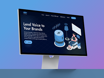 Voice Assistant Design ai alexa audio audio tech virtual assistance voice voice technology