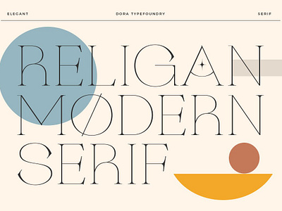 Religan - Modern Serif Font