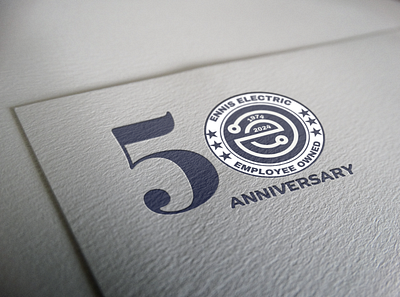 50 Anniversary Logo brand company logo