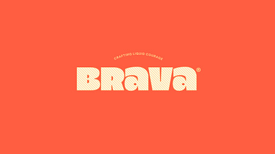 Brava Logo Design beer beer label beer logo brand branding design drink label drink logo graphic design identity illustration lettering logo logotype playful