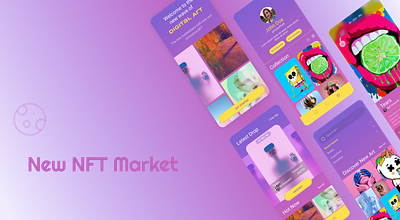 NFT Marketplace Case Study (Dribble UI 101 Design Course) branding ui