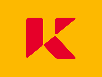 Letter K graphic design k letter logo segment