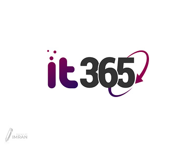 IT365-Logo Design(Unused) app logo best logo brand identity branding creative logo design gradient logo graphic design icon illustration logo minimal logo modern logo tech logo