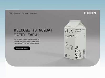 🥛 Dairy Milk Products: Dairy Delights agriculture ai powered animation app app design artificial intelligence dairy products dairylife design e commerce farm farming milk farm milk makers milk production platfrom ui user research ux webapp