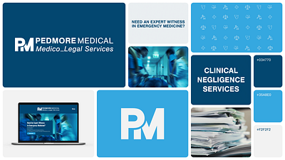 Pedmore Medical Branding branding design graphic design illustration logo typography vector
