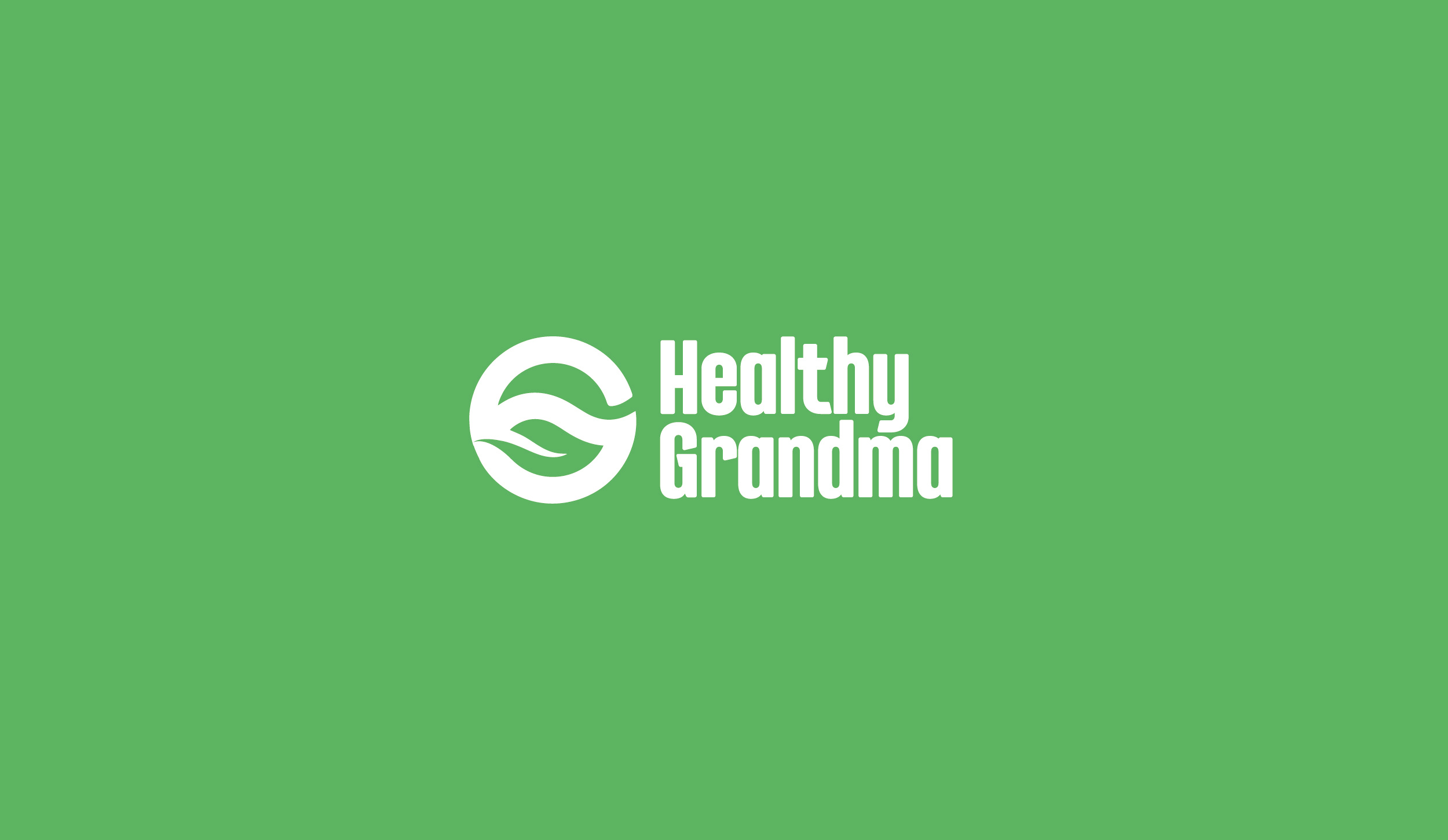 Healthy Grandma branding design graphic design illustration logo typography vector