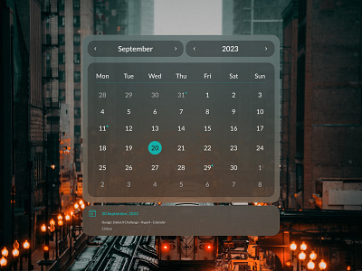 Calendar - DailyUI app calendar dailyui design figma ui ux virtual