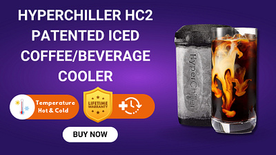 HyperChiller HC2 Patented Iced Coffee/Beverage Cooler animation