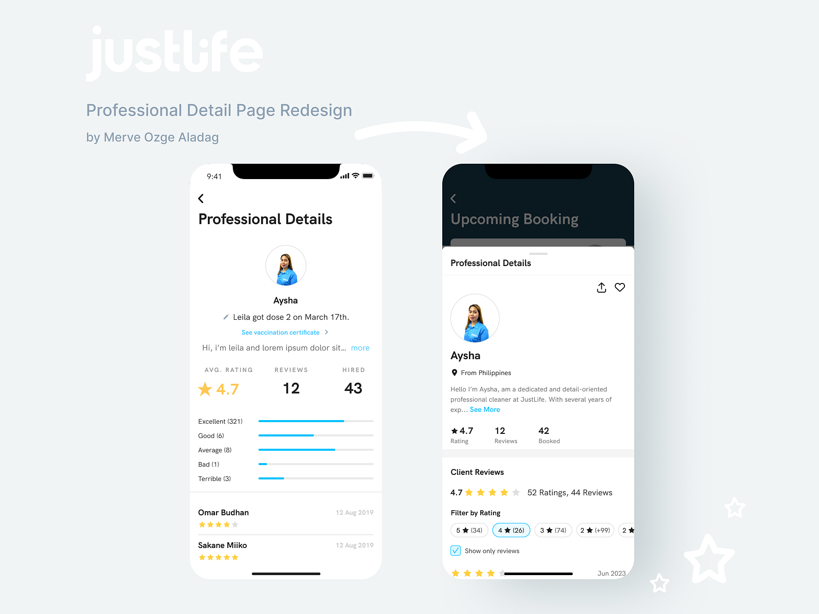Professional Detail Page Redesign - UX / UI Improvement by Merve Ozge ...