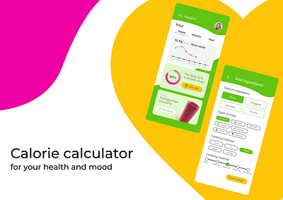 Calorie Calculator App app calculator calorie calculator ui ux