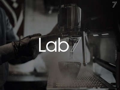 Lab7 coffee | Visual identity adobe photoshop app branding business card cafe card clean coffee coffee brand design illustration logo logo design ui visual identity