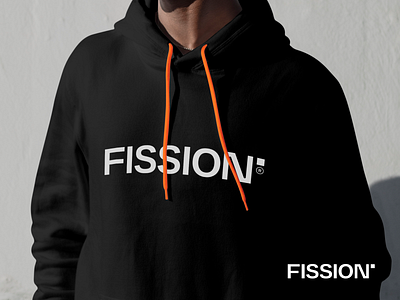 FISSION advertising agency black and white brand brand guidelines brand identity design branding designer fission graphic design hoodie logo logotype mark marketing naming studio styleguide ui