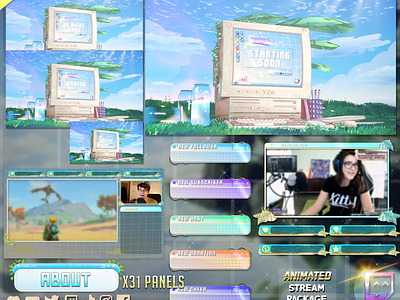 ⭐ Twitch Aesthetic Overlays Pack Animated ⭐ aesthetic twitch animated twitch overlay anime twitch overlay chill twitch overlay cozy twitch overlay cute twitch overlay obs overlays retro twitch overlay streamelements overlay streamlabs overlay streamlabsobs twitch alerts twitch overlay twitch panels twitch screens twitch webcam
