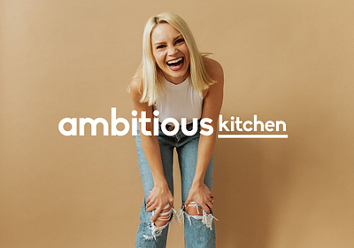 Logo design for Ambitious Kitchen branding identity logo design
