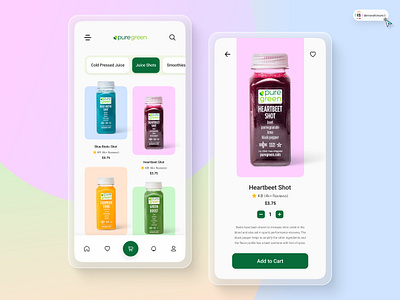 Juice App Design 3d animation art branding digitaldesign ecommerce flatdesign graphic design illustration innovationsync landing page logo mobile motion graphics nft product design shopify typography ui webdesign