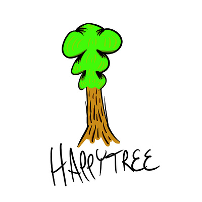 Happy Tree doodle dooodle happy tree procreate