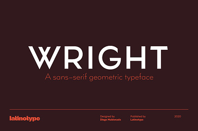 Wright - 50% off advertising alternates art deco avant garde bauhaus branding clean commercial corporate design display elegant futura