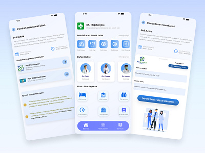 Redesign a Local Hospital Mobile Applications graphic design ui